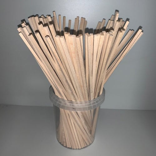 2000 bâtons en bois de hêtre de 40cm / 35cm / 28cm