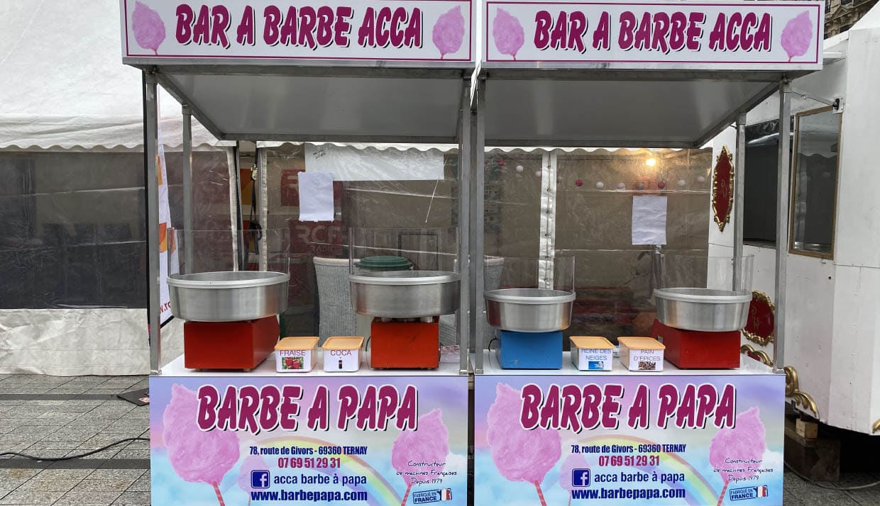 La machine à barbe à papa King - Acca Barbe à papa